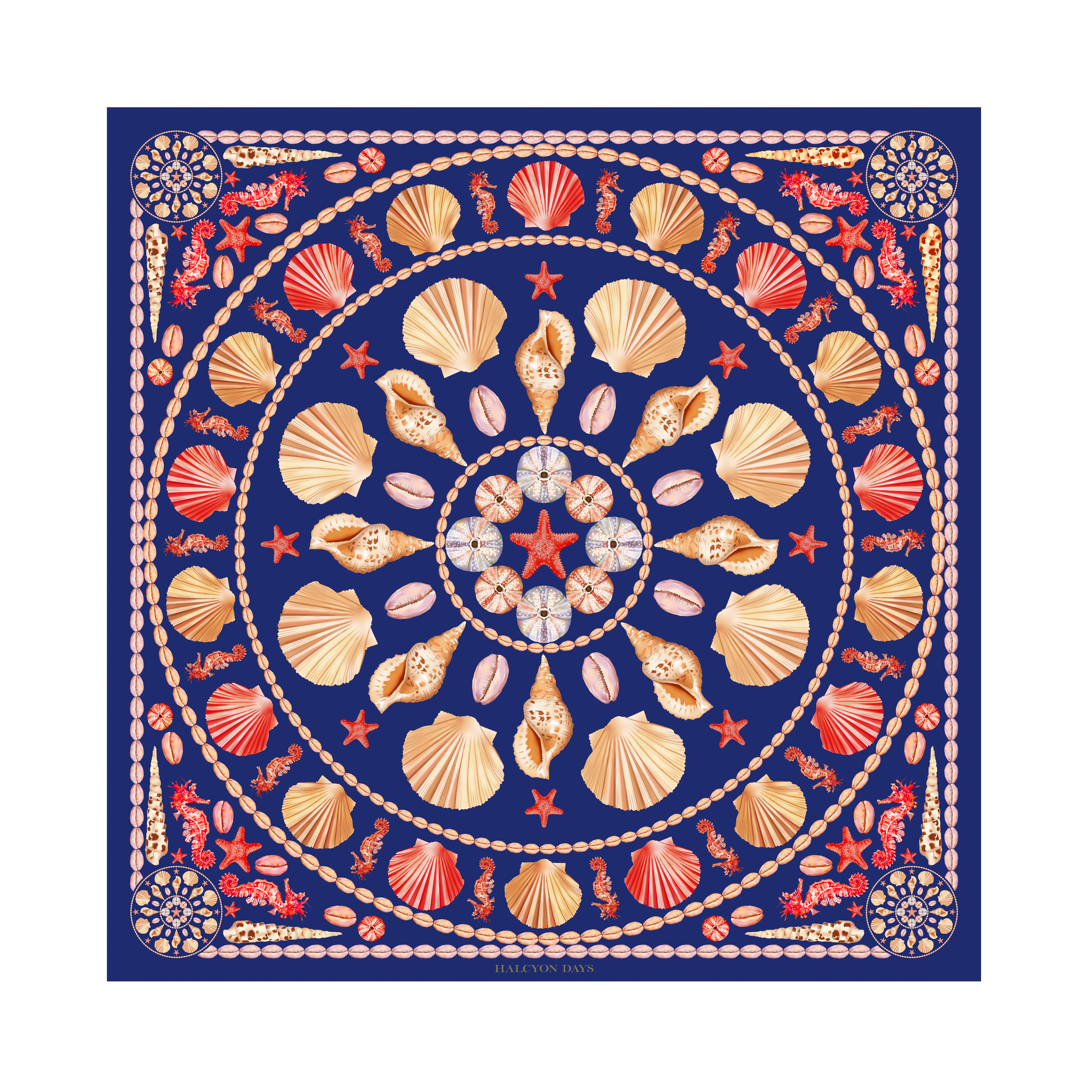 Shells Silk Mini Scarf – HALCYON DAYS