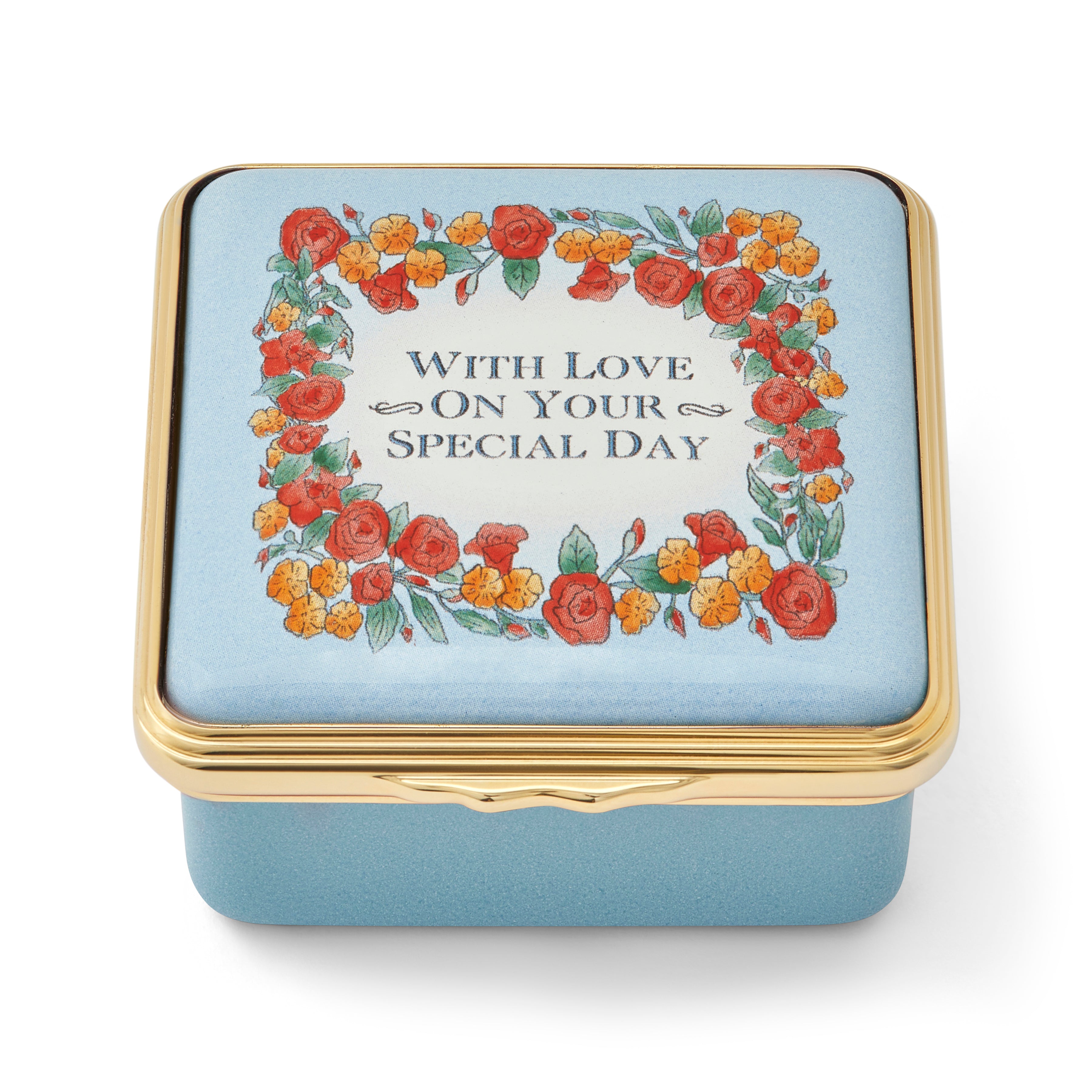 HALCYON DAYS ENAMELS エナメルボックス Halcyon Days】 ボックス Box エナメル Enamel Happy Birthday