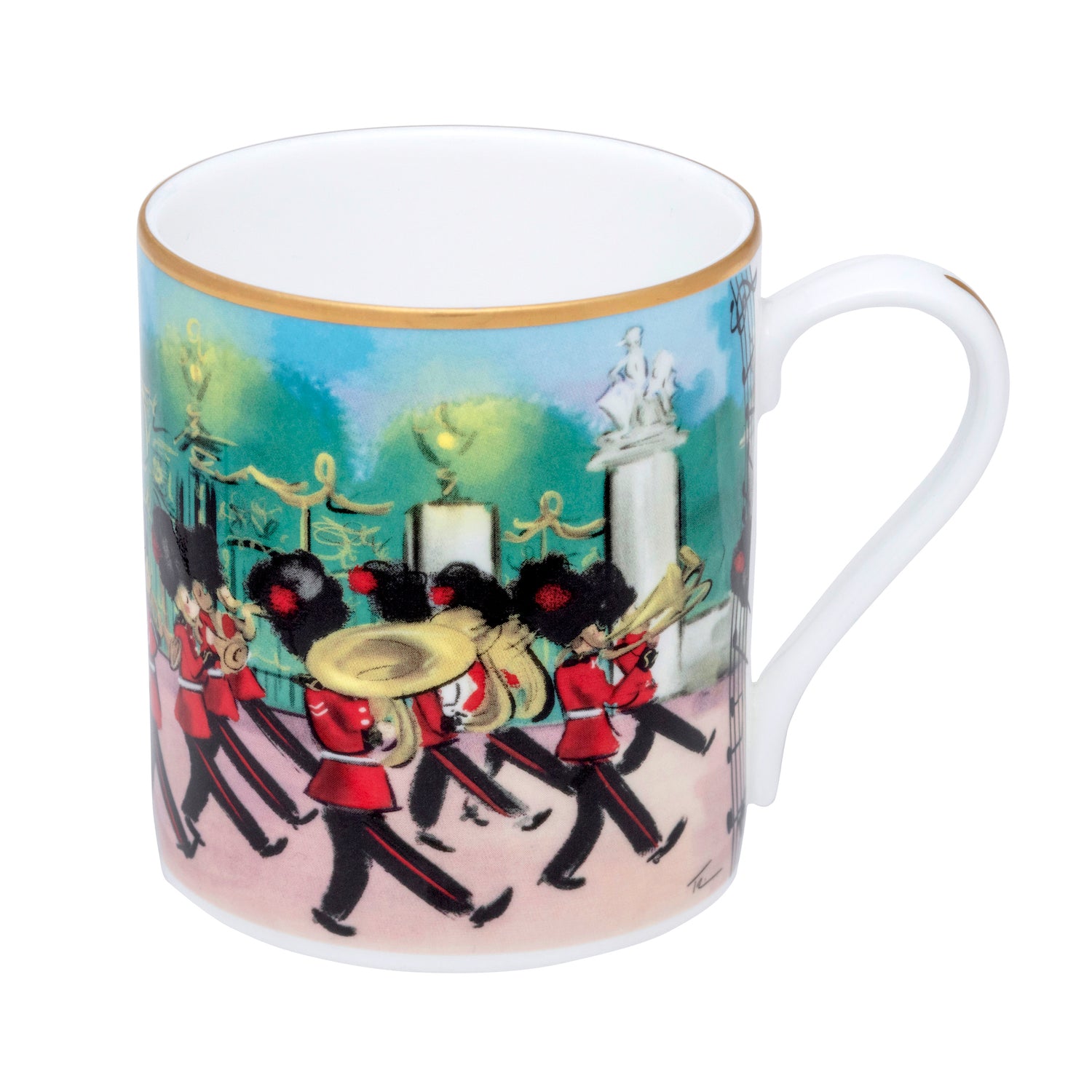 Kartoon 新品Palace HIPPY SALUTE BILLFOL Marching Down the Mall Mug | Halcyon Days – HALCYON DAYS