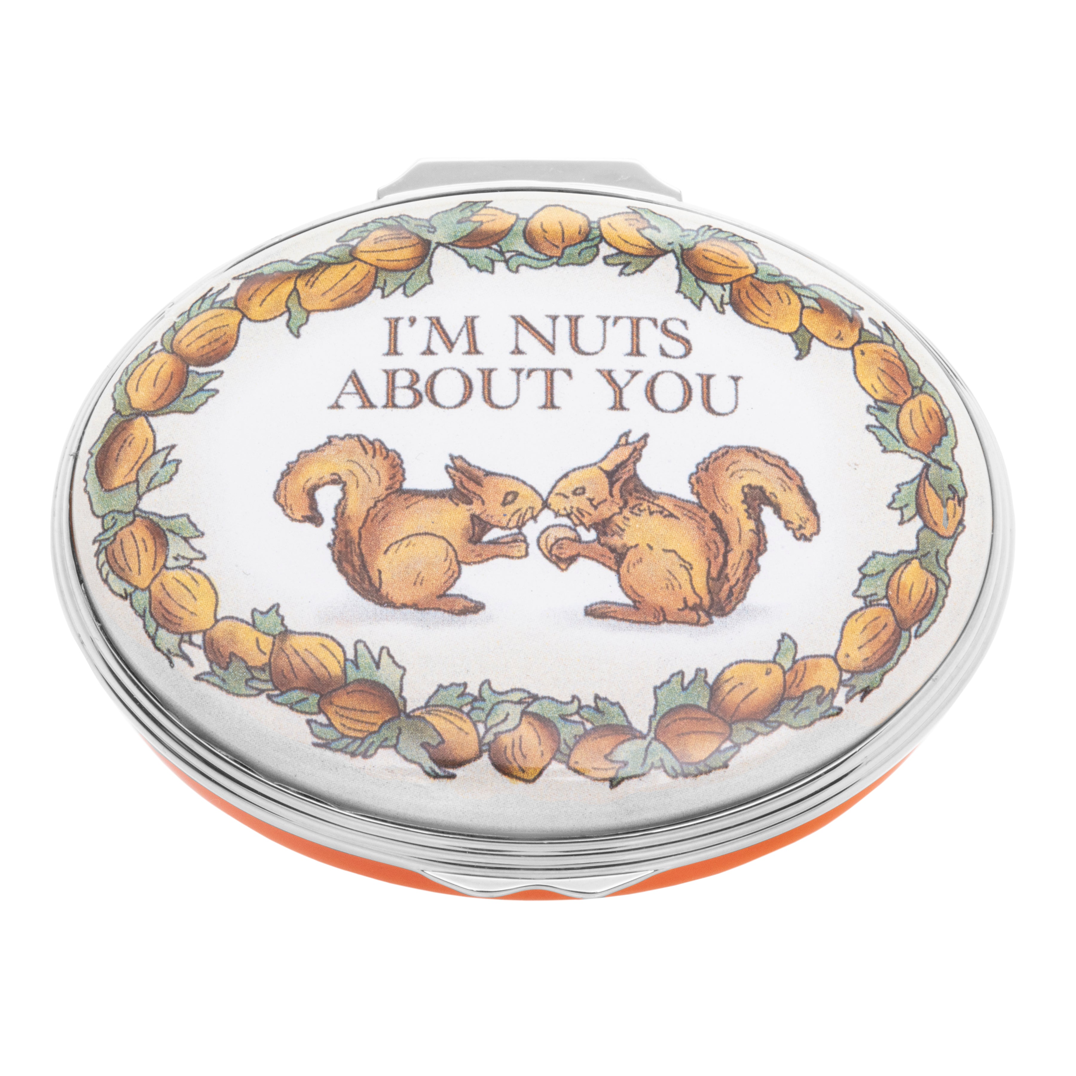 "I'm Nuts About You" Enamel Box