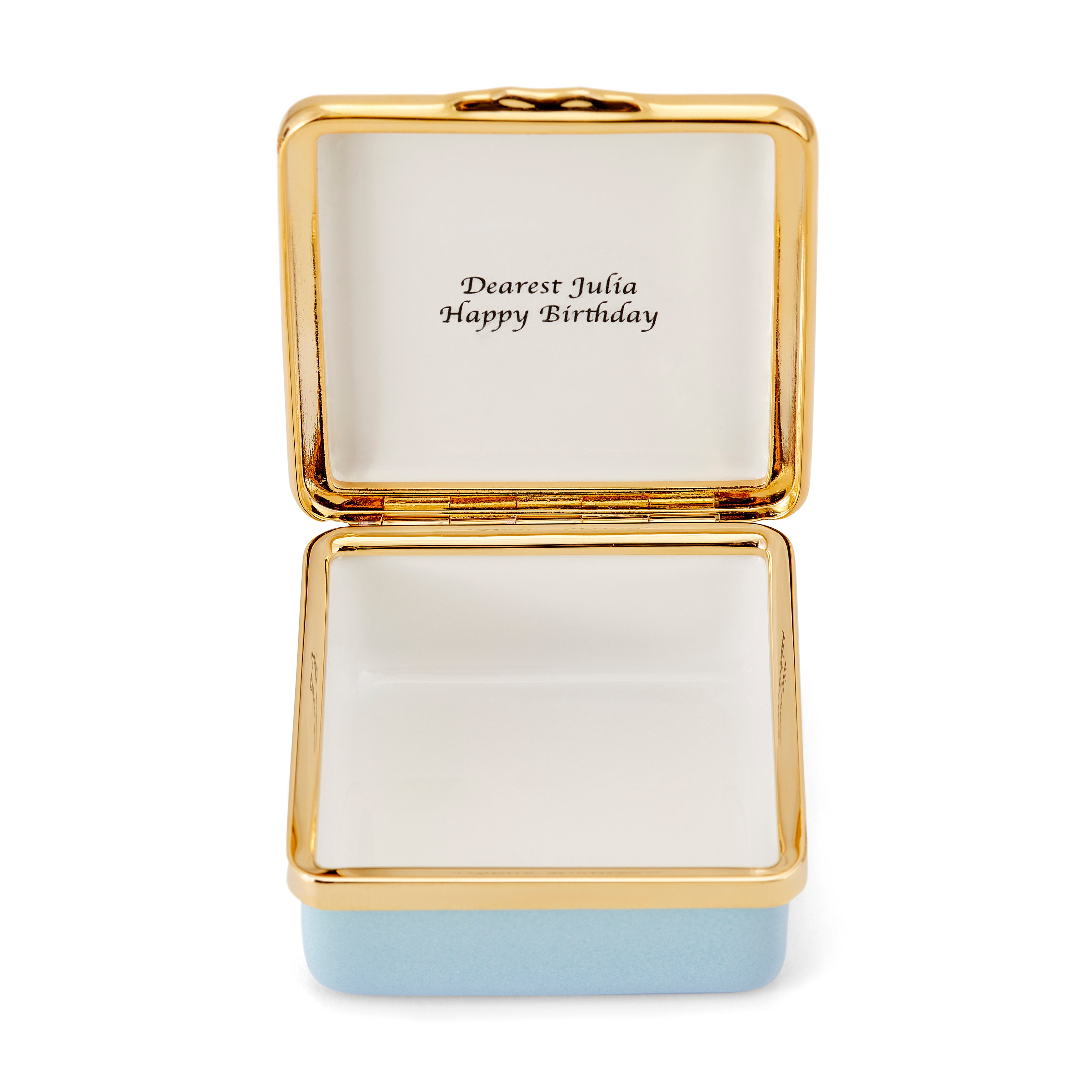 Blank Canvas Enamel Box in Blue – HALCYON DAYS