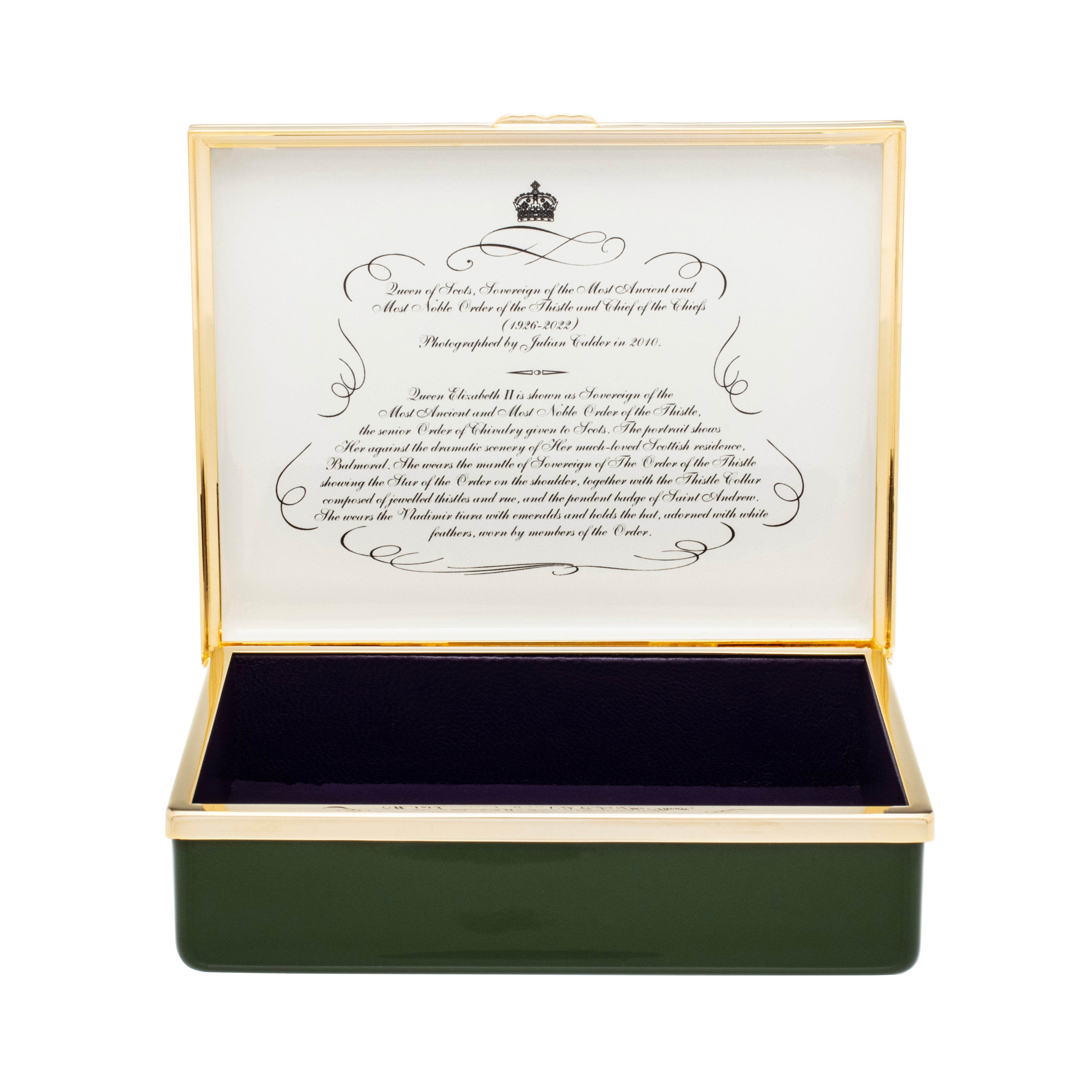 Her Majesty Queen Elizabeth II Enamel Box | Halcyon Days – HALCYON