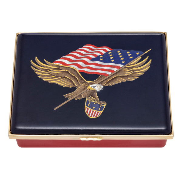 The Star Spangled Banner" Enamel Box | Halcyon Days – Halcyon Days