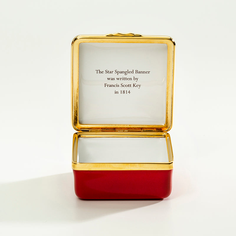 The Star Spangled Banner Enamel Box Personalised – Halcyon Days