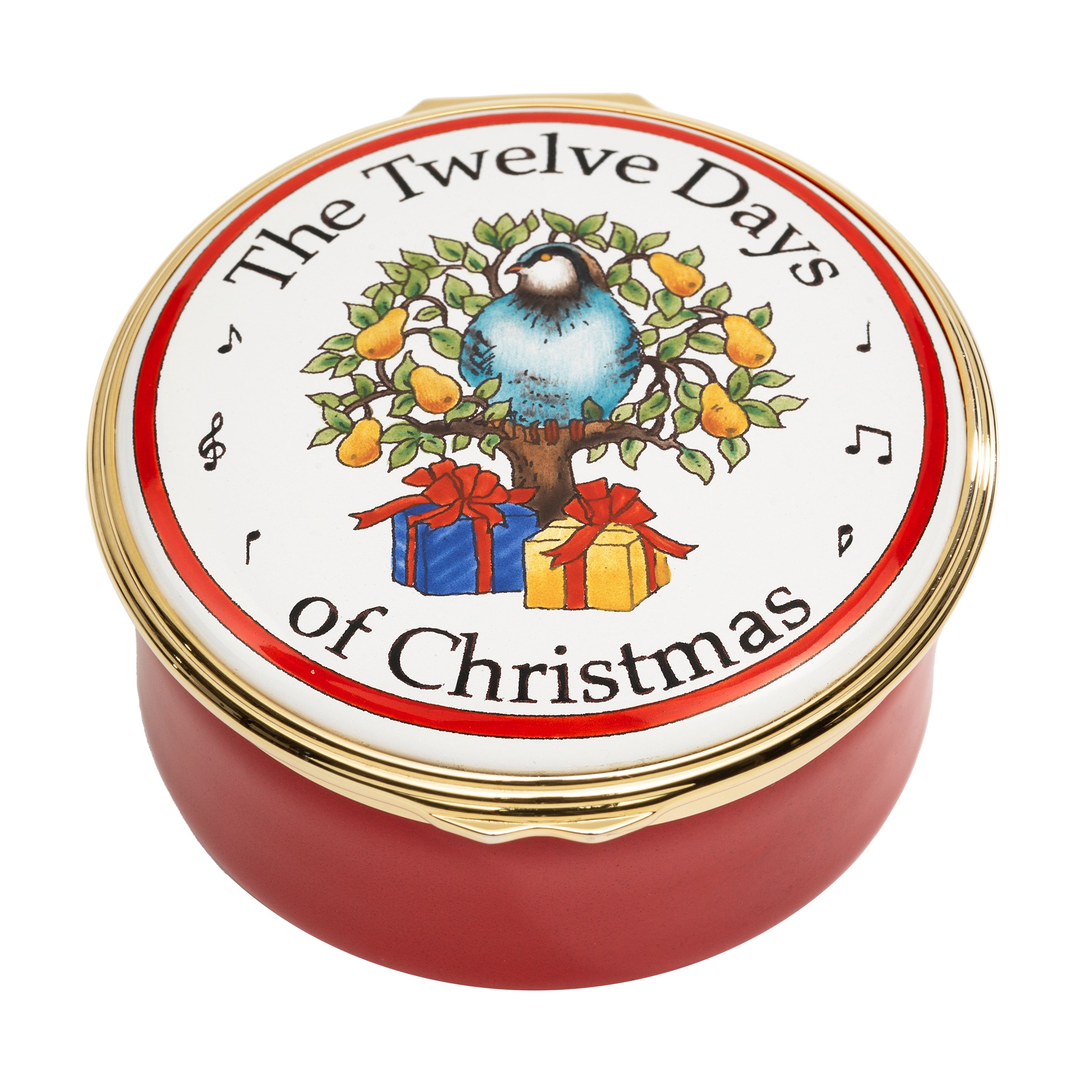 The Twelve Days of Christmas Musical Enamel Box – HALCYON DAYS
