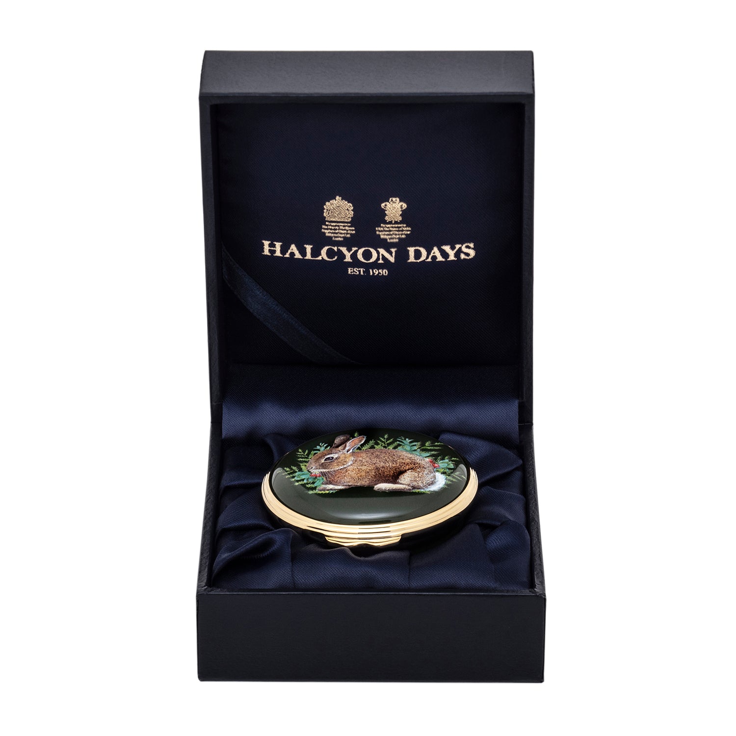 Woodland Wildlife Rabbit Enamel Box – HALCYON DAYS