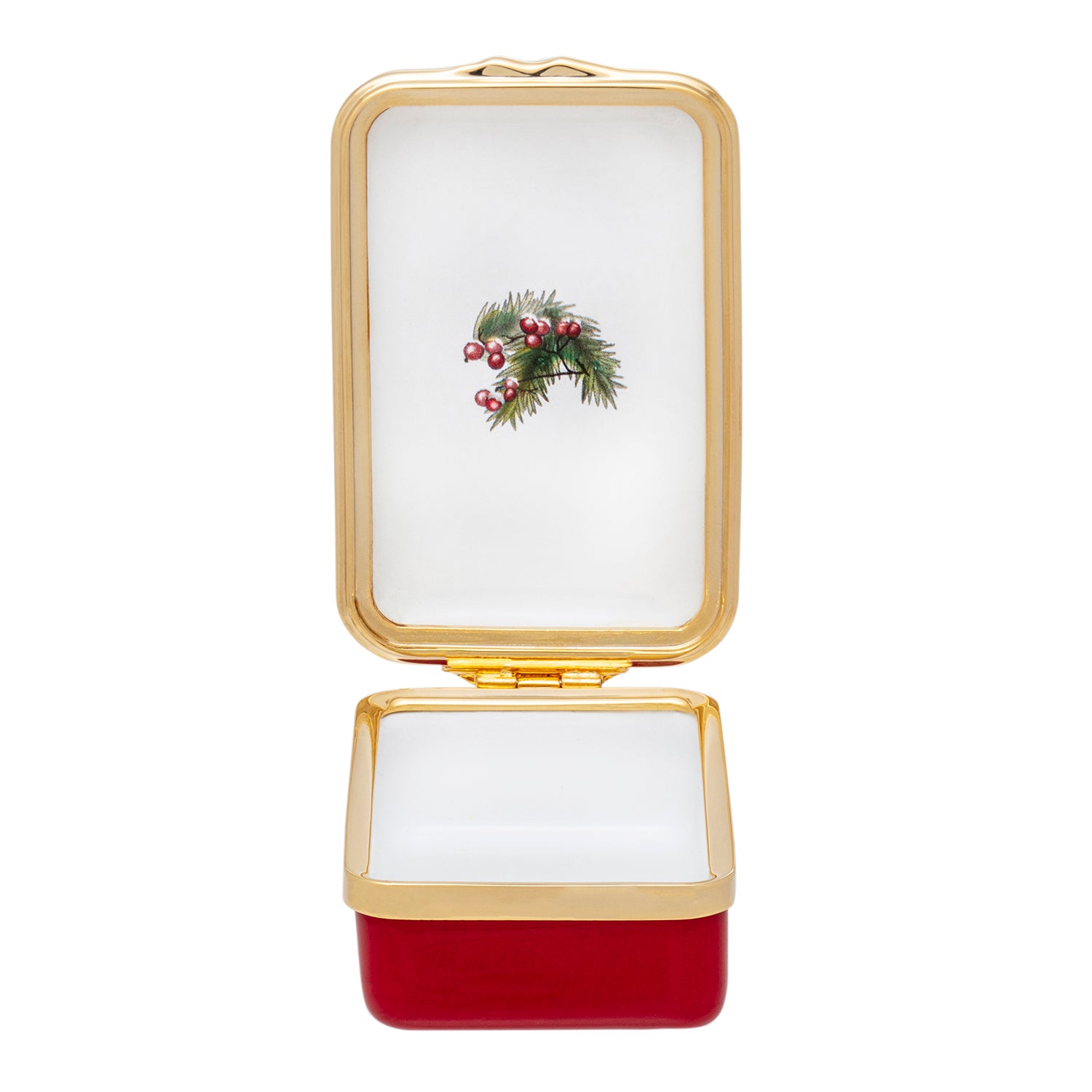 Woodland Rabbit in the Snow Enamel Box – HALCYON DAYS