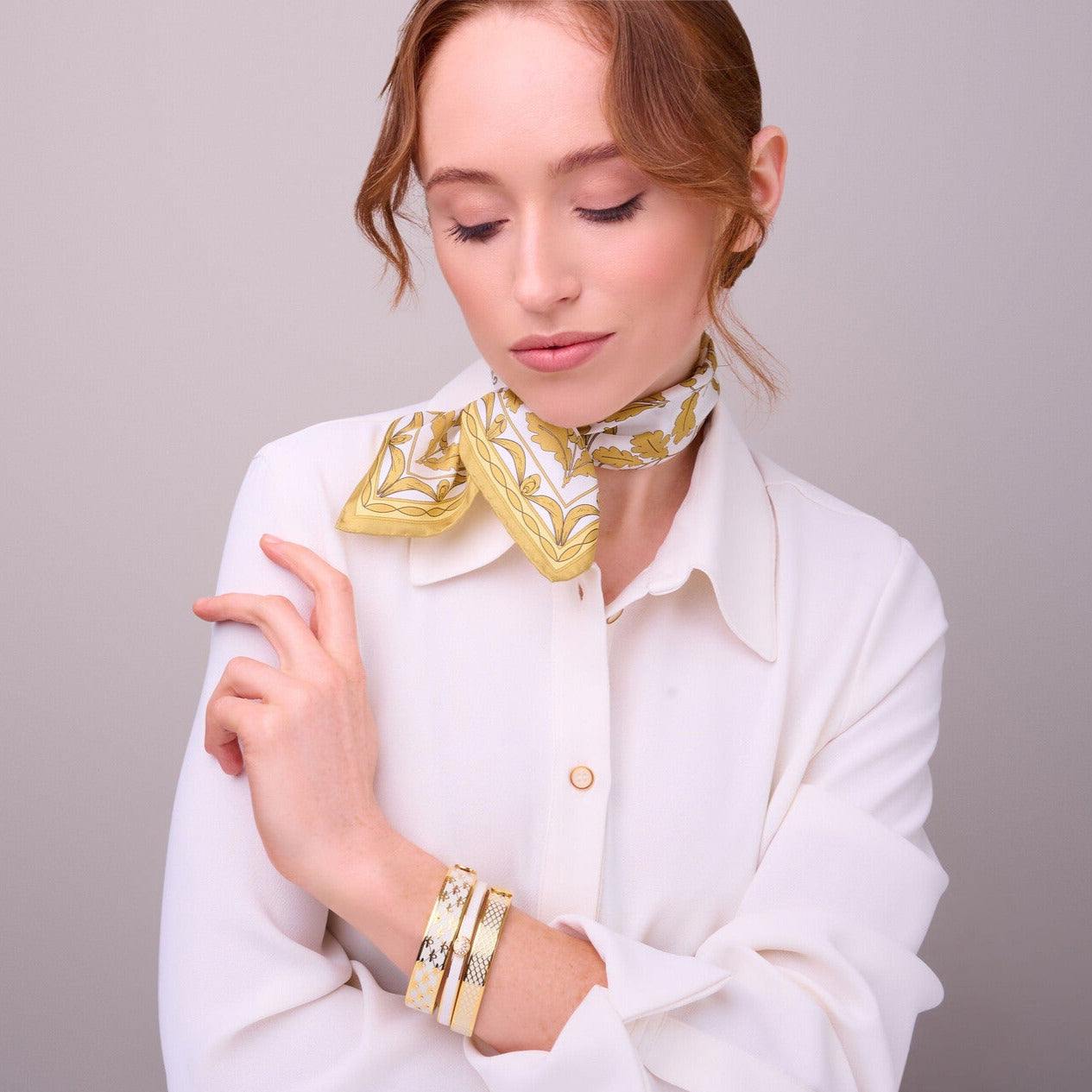 Silk small scarf discount