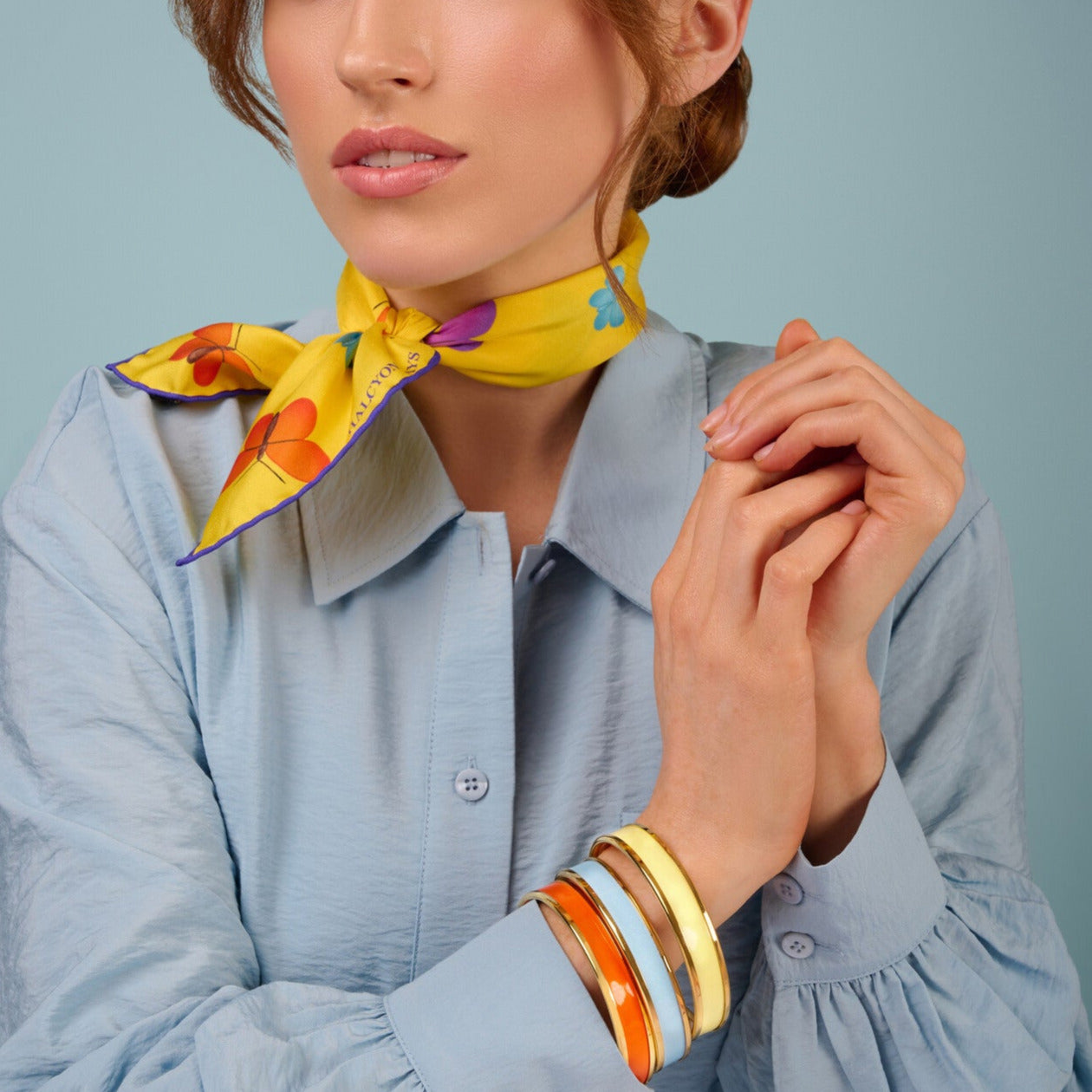 Scarf Styles Small Silk Neck Scarves Bird In Bag – New Angled Silk