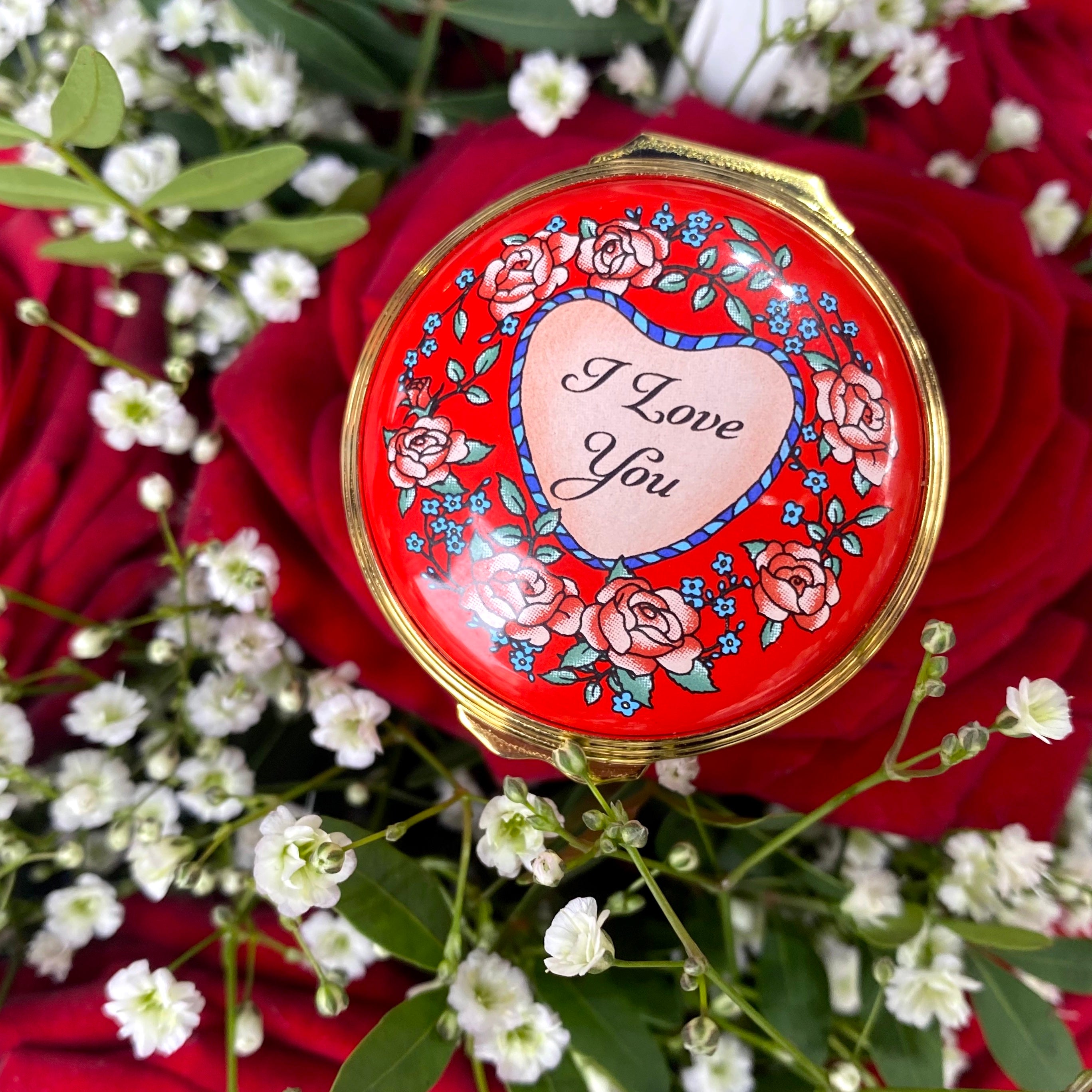 HALCYON DAYS エナメルボックス With So Much Love With Love On Your Special Day Enamel Box – HALCYON DAYS