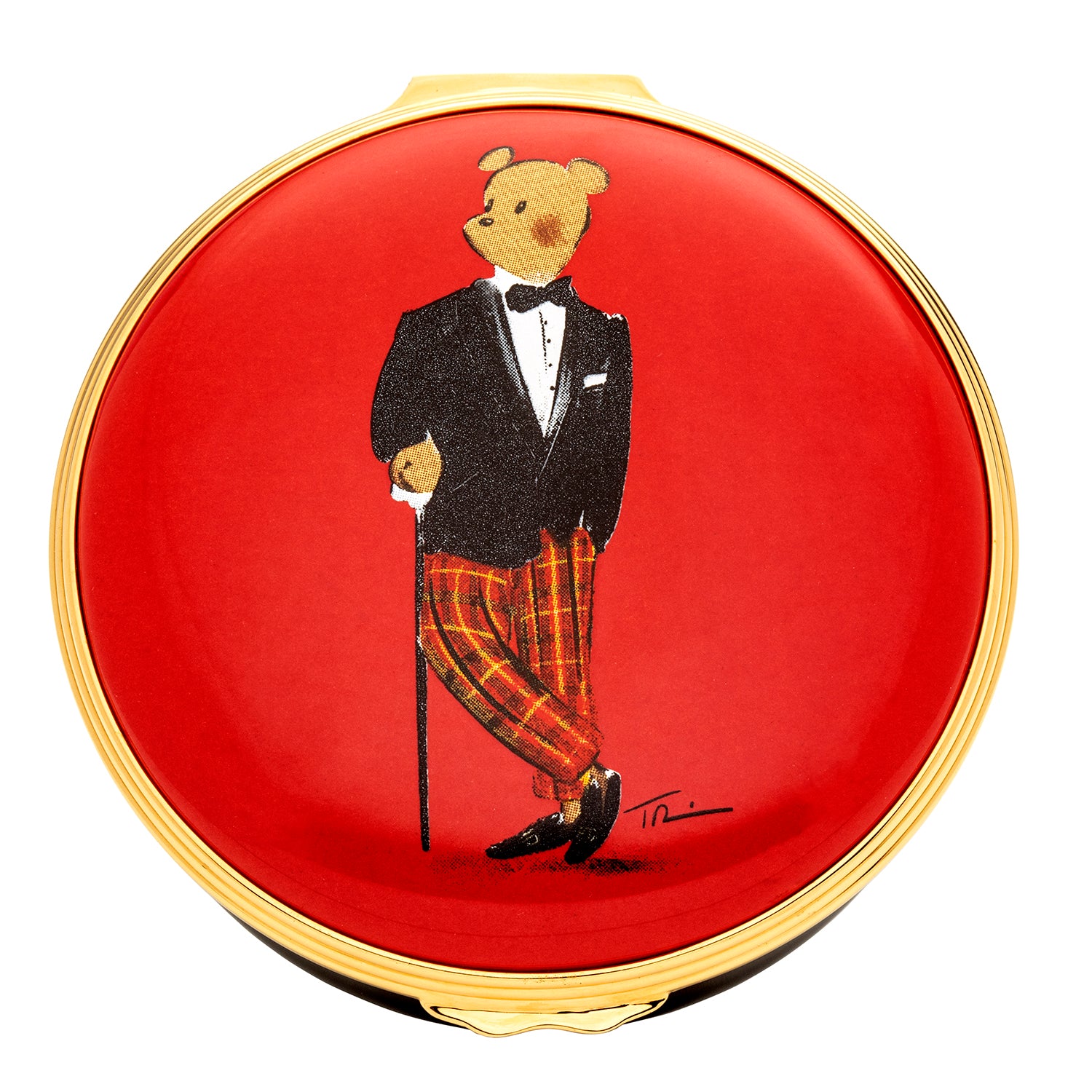 新品　英国　ハルシオンデイズ　ハル・ザ・ベア　プレート　4枚セット　クリスマス Hal the Bear – HALCYON DAYS