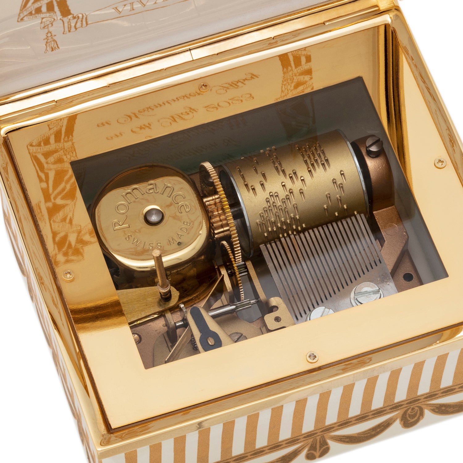 Gold music box new arrivals