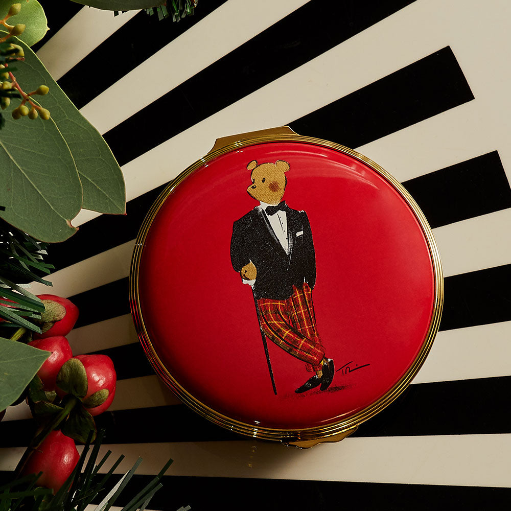 新品　英国　ハルシオンデイズ　ハル・ザ・ベア　プレート　4枚セット　クリスマス Hal the Bear – HALCYON DAYS