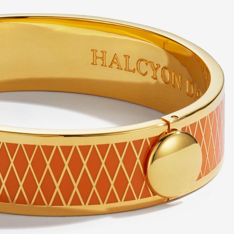 Parterre Orange Gold Bangle